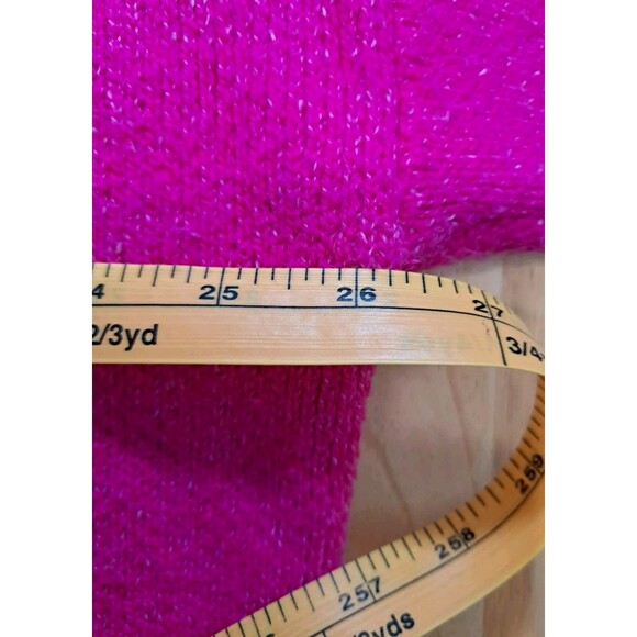 American Eagle Oversized Size L Pink Bandana Paisley Pullover Sweater SMALL FLAW - Picture 4 of 15